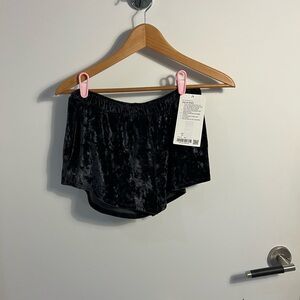 NWT Ivivva brand ( used to be owned by Lululemom) velvet girls shorts